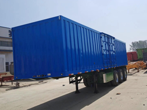 100 Ton Utility Heavy Duty Box Cargo Trailer