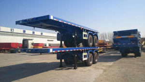 20ft 40ft 3 Axle Flat Bed Trailers