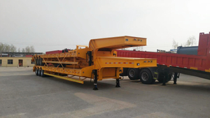 Hydraulic Tipping Skeletal Container 50 Foot Gooseneck Trailer