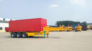 40ft 45ft Chassis Gooseneck Trailer for Hauling Shipping Container